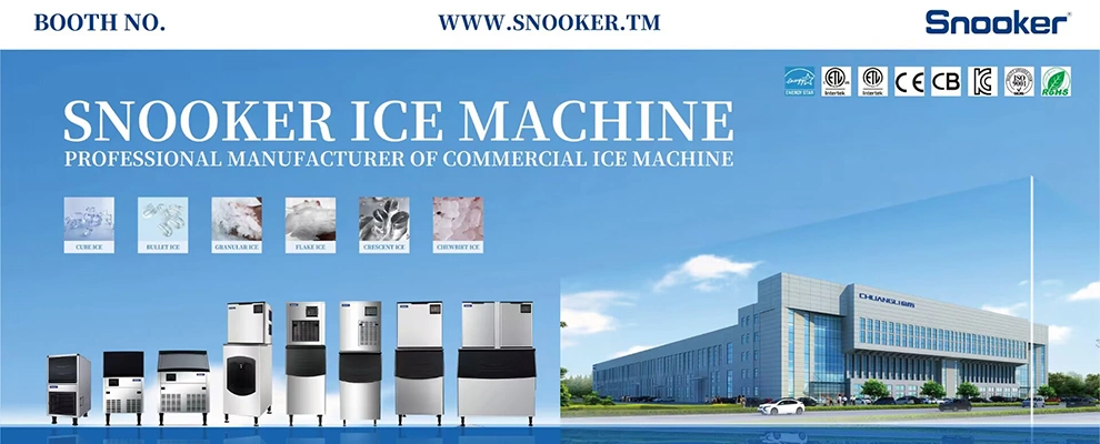 Snooker Model Sk-120p 55kg/24h Productivity Commerical Ice Cube Making Machine