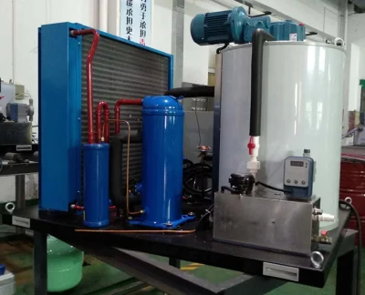 2t/24h Stainless Steel Commercial Brine Seawater Flake Ice Making Machine
